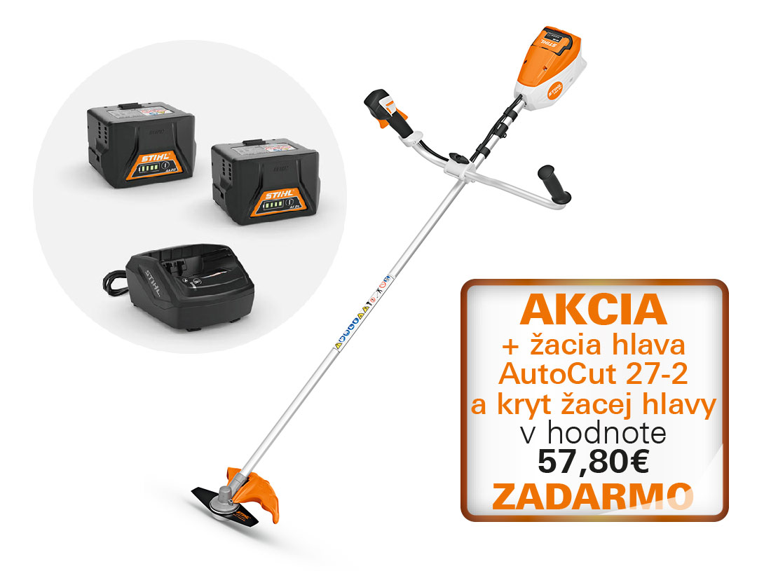 STIHL Akumulátorový vyžínač, AK Systém STIHL FSA 80, set s 2x AK 30 S + AL 101
