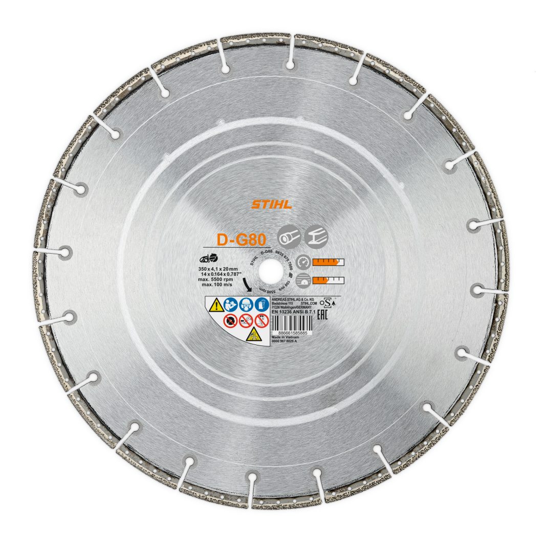 STIHL Diamantový rezný kotúč - Liatinové potrubie, D-G80, 300mm/12"
