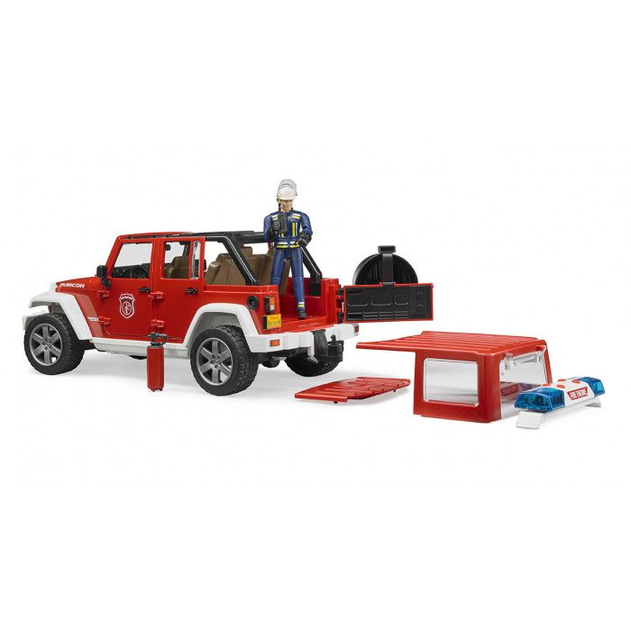 Jeep Wrangler hasičské vozidlo s hasičom – Obrázok 4