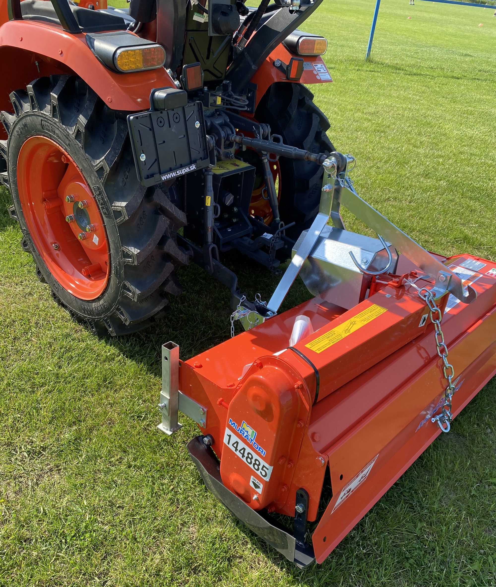 Traktor Kubota EK1261DT, pluh, rotavátor – Obrázok 4
