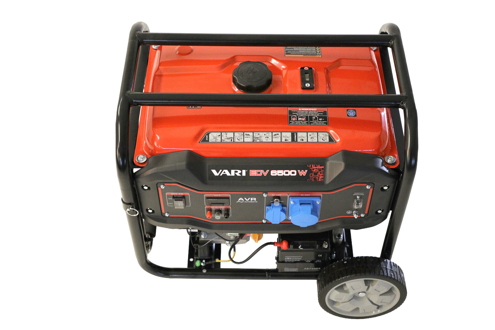 1-fázová elektrocentrála VARI ECV 6500 W AVR – Obrázok 3