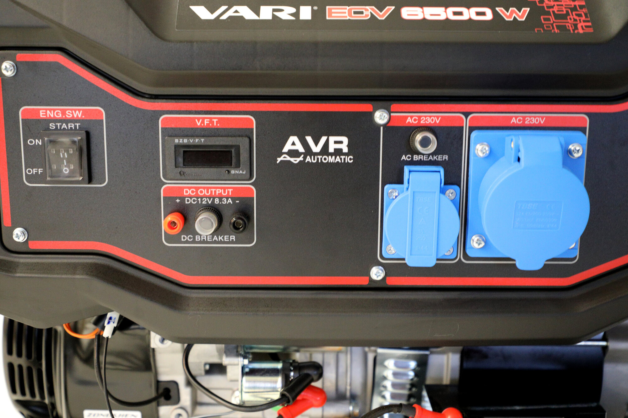 1-fázová elektrocentrála VARI ECV 6500 W AVR – Obrázok 4